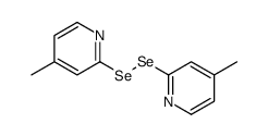 4-methyl-2-[(4-methylpyridin-2-yl)diselanyl]pyridine结构式