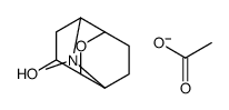 7-methyl-2-oxa-7-azatricyclo[4.4.0.03,8]decan-4-ol, acetate salt结构式