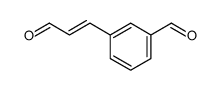 Benzaldehyde, 3-[(1E)-3-oxo-1-propenyl]- (9CI) Structure