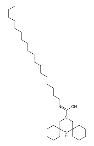 N-octadecyl-7,15-diazadispiro[5.1.58.36]hexadecane-15-carboxamide Structure