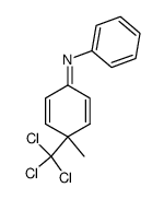 1-Phenylimino-4-methyl-4-trichloromethyl-2,5-cyclohexadiene结构式