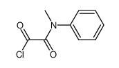 2-chloro-N-methyl-2-oxo-N-phenylacetamide Structure