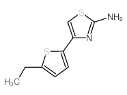 2-Thiazolamine,4-(5-ethyl-2-thienyl)-(9CI) Structure