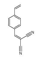 2-[(4-ethenylphenyl)methylidene]propanedinitrile结构式