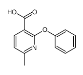 6-methyl-2-phenoxypyridine-3-carboxylic acid Structure