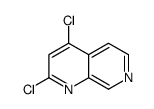 2,4-二氯-1,7-萘啶结构式