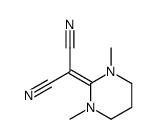 2-(1,3-dimethyl-1,3-diazinan-2-ylidene)propanedinitrile结构式