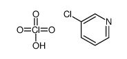 3-chloropyridine,perchloric acid结构式