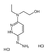 2-[ethyl-(6-hydrazinylpyridazin-3-yl)amino]ethanol,dihydrochloride Structure