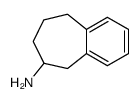 6-amino-6,7,8,9-tetrahydro-5H-benzocycloheptene结构式