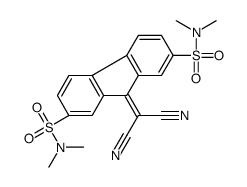 9-(dicyanomethylidene)-2-N,2-N,7-N,7-N-tetramethylfluorene-2,7-disulfonamide Structure