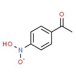 Nitroxide,4-acetylphenyl hydroxy (9CI) Structure