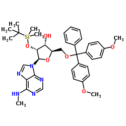 5'-O-DMT-2'-O-TBDMS-N6-Me-rA Structure