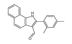 (9ci)-2-(2,4-二甲基苯基)-1H-苯[g]吲哚-3-羧醛结构式