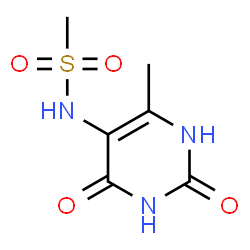 Methanesulfonamide, N-(1,2,3,4-tetrahydro-6-methyl-2,4-dioxo-5-pyrimidinyl)- (9CI) picture
