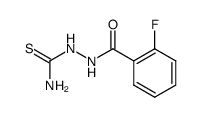 1-(2-fluoro-benzoyl)-thiosemicarbazide Structure