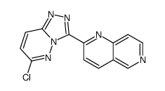 2-(6-chloro-[1,2,4]triazolo[4,3-b]pyridazin-3-yl)-1,6-naphthyridine结构式