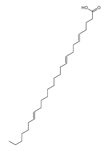 hexacosa-5,9,19-trienoic acid Structure