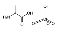 2-Amino-propionic acid; compound with perchloric acid Structure
