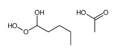 acetic acid,1-hydroperoxypentan-1-ol结构式
