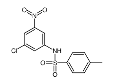 N-(3-chloro-5-nitrophenyl)-4-methylbenzenesulfonamide结构式