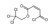 2,2,2-trichloroethyl 4-chloro-4-oxobut-2-enoate Structure