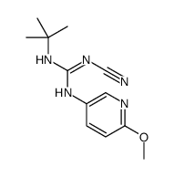 1-tert-Butyl-2-cyano-3-(6-methoxy-3-pyridyl)guanidine picture