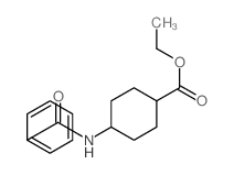 ethyl 4-benzamidocyclohexane-1-carboxylate structure