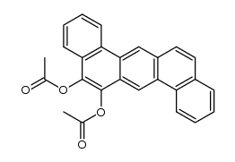 5,6-diacetoxy-dibenz[a,h]anthracene结构式