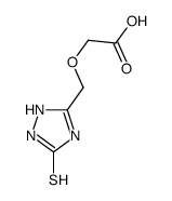 2-[(5-sulfanylidene-1,2-dihydro-1,2,4-triazol-3-yl)methoxy]acetic acid Structure