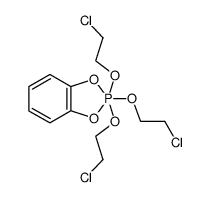 Orthophosphorsaeure-(o-phenylen)-tris-(β-chloraethyl)-ester Structure