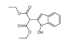 diethyl 2-(1-hydroxyindol-2-yl)propanedioate Structure