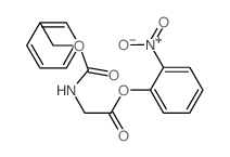 (2-nitrophenyl) 2-phenylmethoxycarbonylaminoacetate Structure