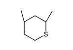 (2S,4S)-2,4-dimethylthiane结构式