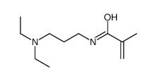 N-[3-(diethylamino)propyl]-2-methylprop-2-enamide Structure