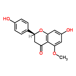 5-O-甲基柚皮素结构式