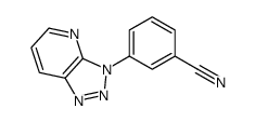 3-(triazolo[4,5-b]pyridin-3-yl)benzonitrile结构式