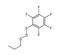 1,2,3,4,5-pentafluoro-6-(propyltrisulfanyl)benzene结构式