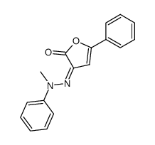 3-(Methyl-phenyl-hydrazono)-5-phenyl-3H-furan-2-one结构式