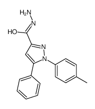 1-(4-methylphenyl)-5-phenylpyrazole-3-carbohydrazide Structure