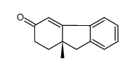 (9aS)-9a-methyl-2,9-dihydro-1H-fluoren-3-one结构式