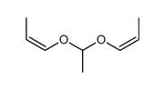 cis,cis-1,1-bis-propenyloxy-ethane结构式