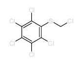 Benzene,1,2,3,4,5-pentachloro-6-[(chloromethyl)thio]- structure
