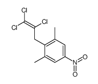 1,3-dimethyl-5-nitro-2-(2,3,3-trichloroprop-2-enyl)benzene Structure