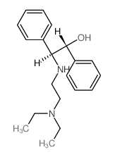 Ethanol,2-[[2-(diethylamino)ethyl]amino]-1,2-diphenyl-, erythro- (8CI)结构式