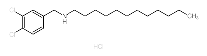 Benzenemethanamine,3,4-dichloro-N-dodecyl-, hydrochloride (1:1) Structure