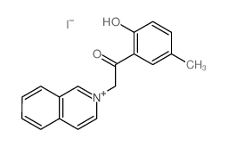 1-(2-hydroxy-5-methyl-phenyl)-2-isoquinolin-2-yl-ethanone structure