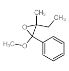 Oxirane,2-ethyl-3-methoxy-2-methyl-3-phenyl- Structure