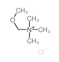 methoxymethyl-trimethyl-azanium chloride结构式