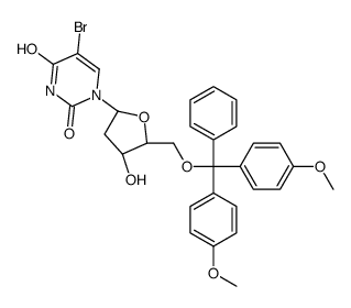 5'-DMT-5-BROMO-DU PHOSPHORAMIDITE (CHIRAL)结构式